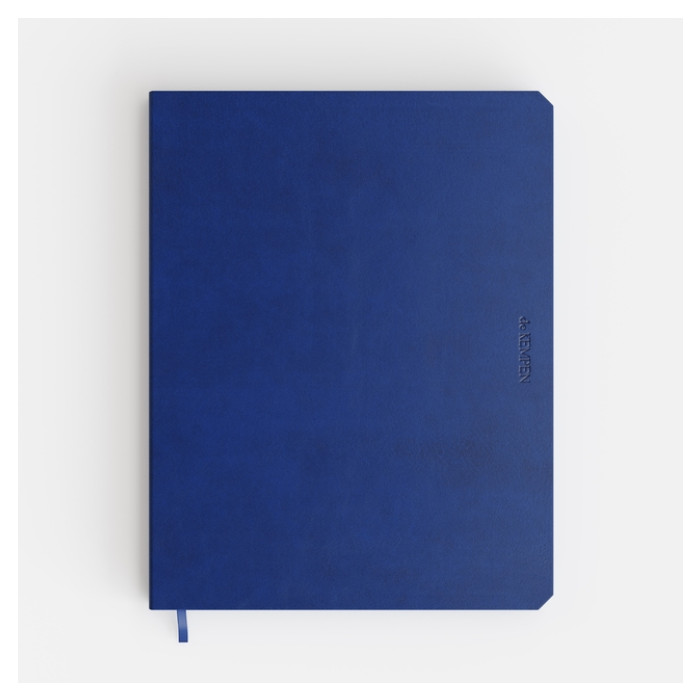 Notitieboek de KEMPEN Blue Note 171x220mm blanco 192 pagina's 90gr blauw