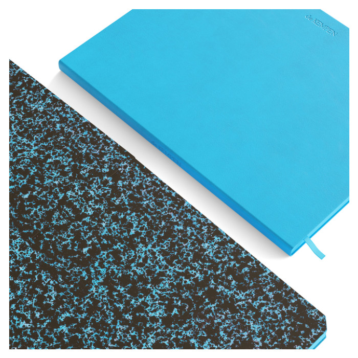 Notitieboek de KEMPEN Limitless 110x160mm blanco 160 pagina's 90gr felblauw