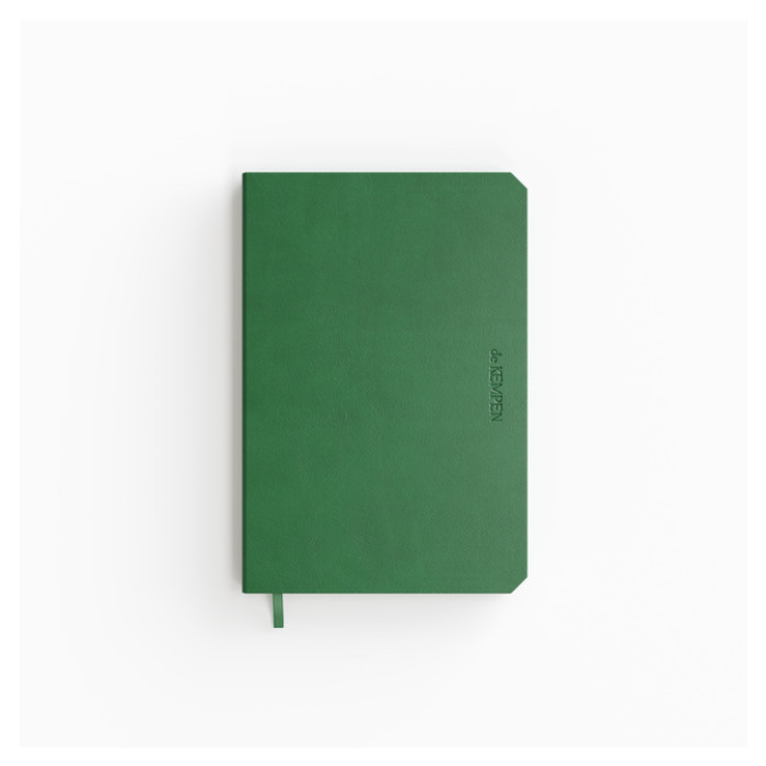 Notitieboek de KEMPEN Origin 110x160mm blanco 160 pagina's 90gr groen