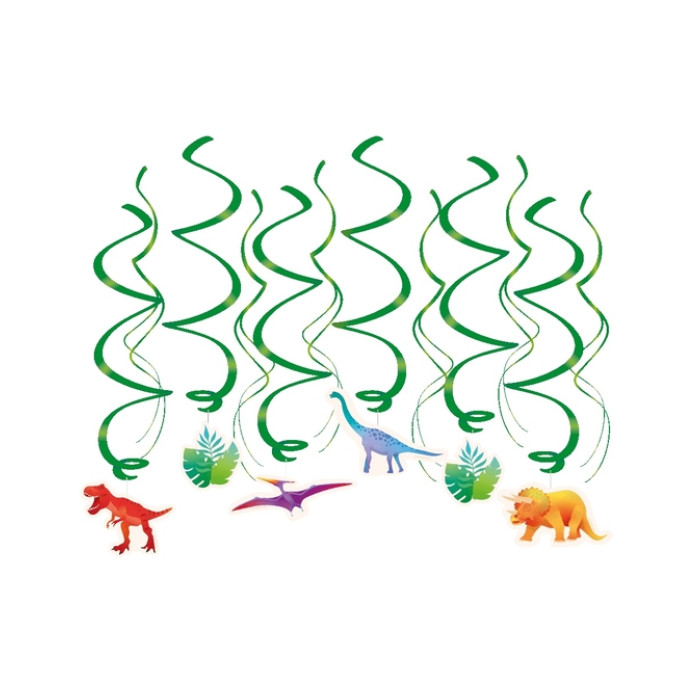 Swirl decorations Dino