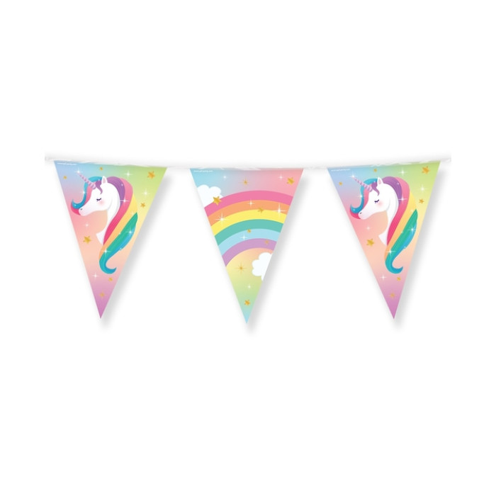 Party Flags foil Unicorn