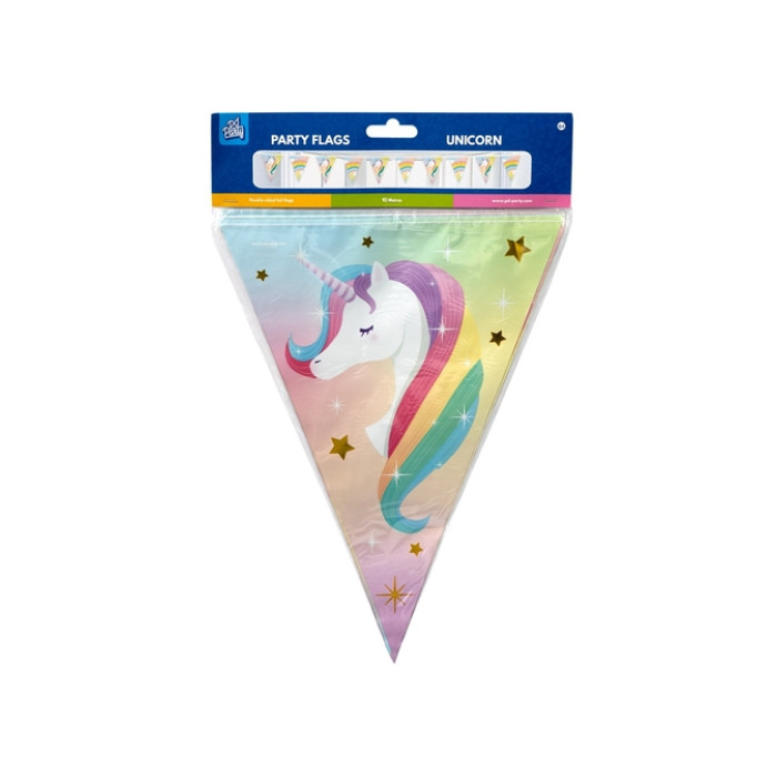 Party Flags foil Unicorn