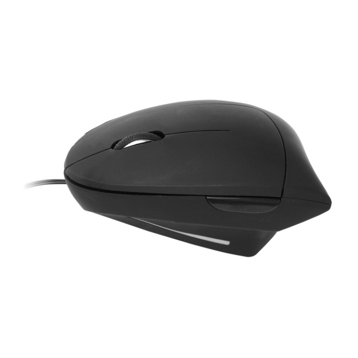 Muis Quantore ergonomisch bedraad USB-A zwart