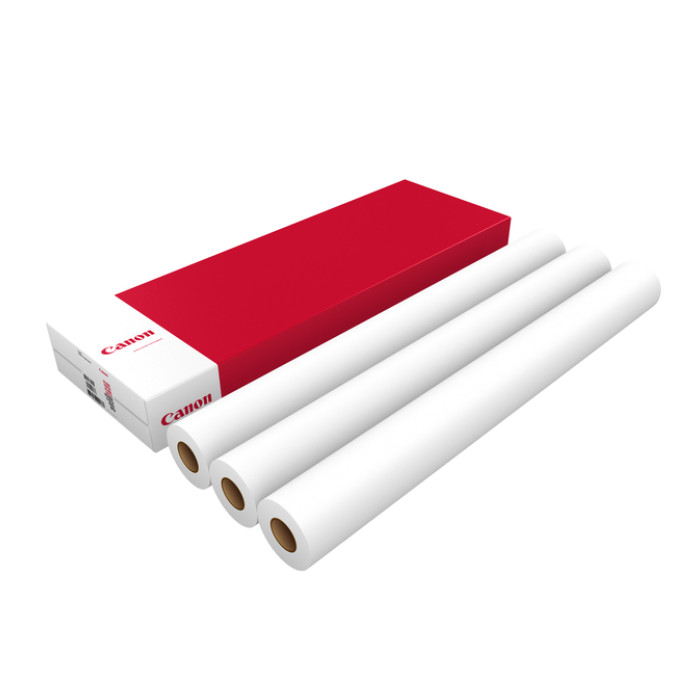 Inkjetpapier Canon 914mmx50m 75gr standaard 3 rol