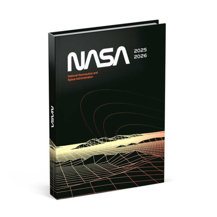 Schoolagenda 25-26 Lannoo NASA 1dag/1pagina zwart