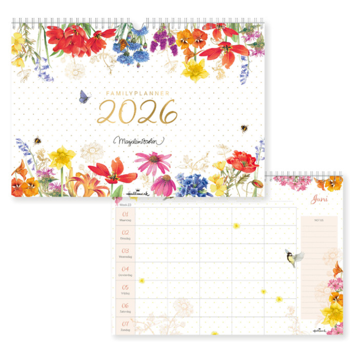 Familieplanner 26 Marjolein Bastin bloemen 1mnd/1p