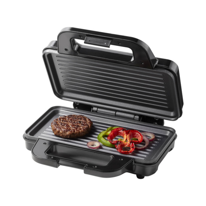 Panini grill Tomado zwart RVS