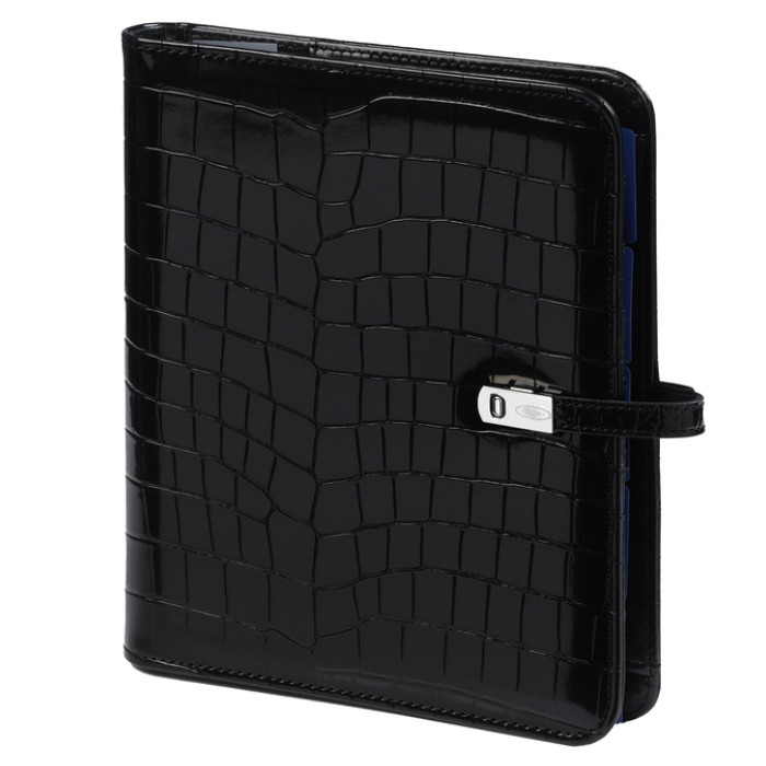 Organizer Kalpa A5 + ag25-26 7d/2p croco zwart