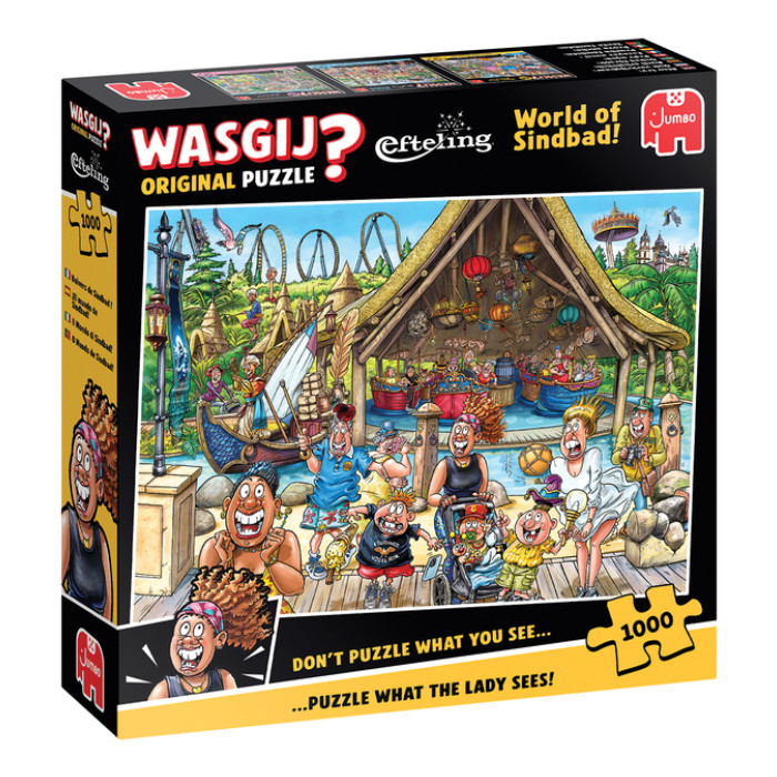 Puzzel Wasgij Efteling Wereld van Sinbad 1000st