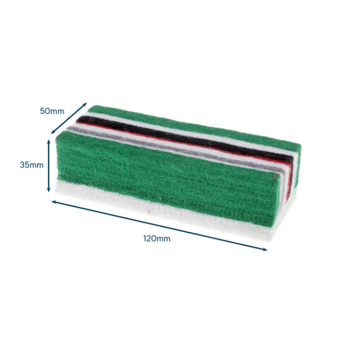 Krijtbordwisser vilt Europel 120x50x35mm