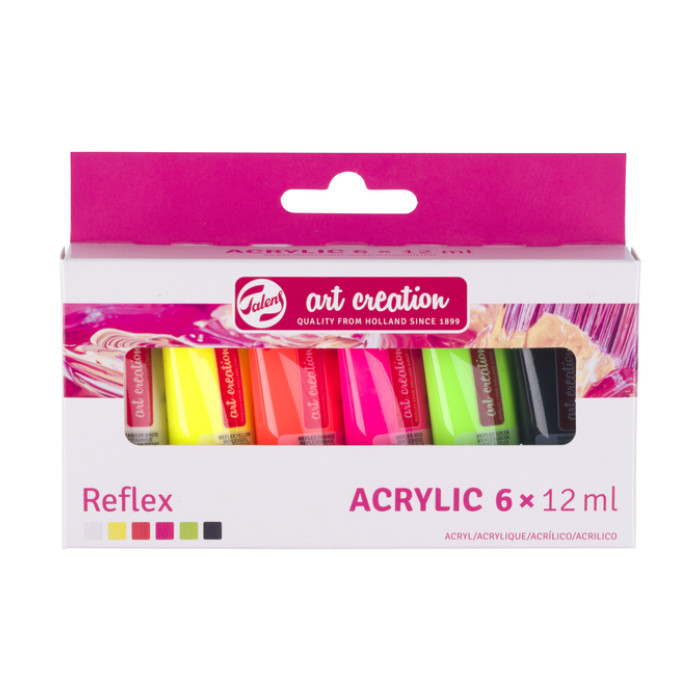Acrylverf Talens Art Creation set 6 reflexkleuren