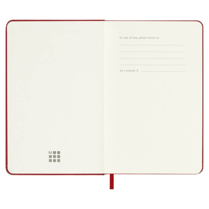 Agenda 2026 Msk Plan Week 7d/1p pocket hc scarlet