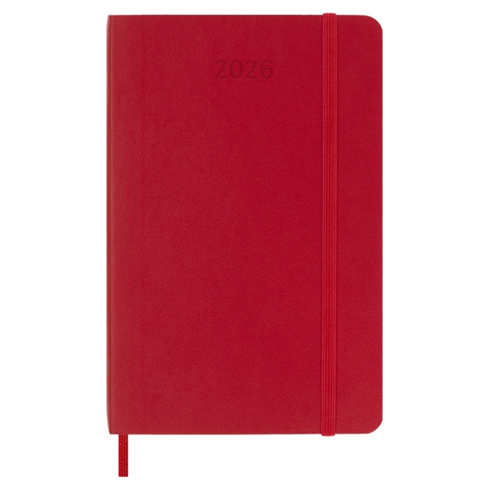 Agenda 2026 Msk Plan Week 7d/1p pocket sc scarlet