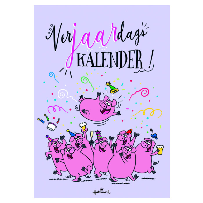 Verjaardagskalender kort Leo Immerzeel 21x30