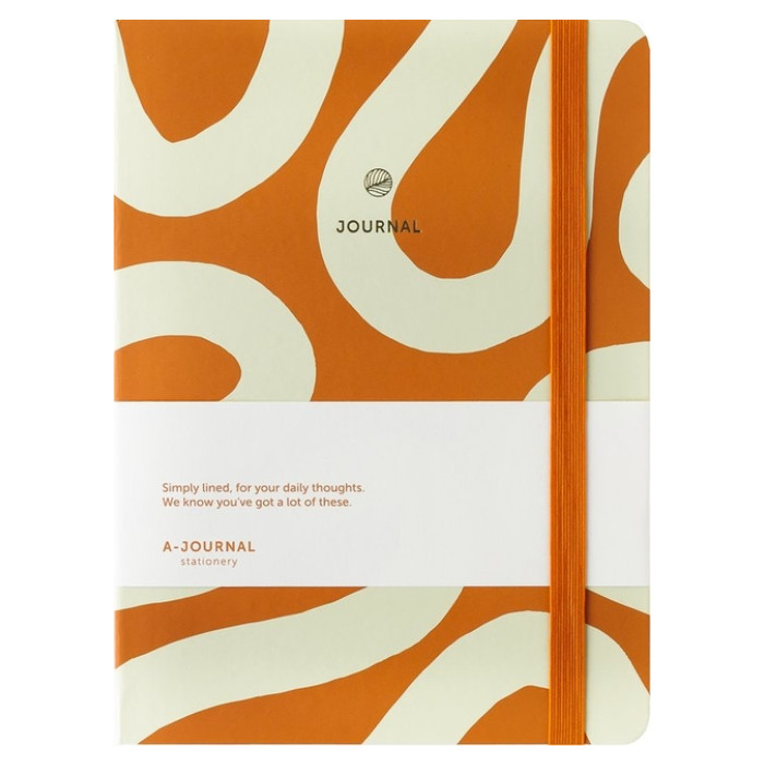Notitieboek A5 Flow oranje A Journal