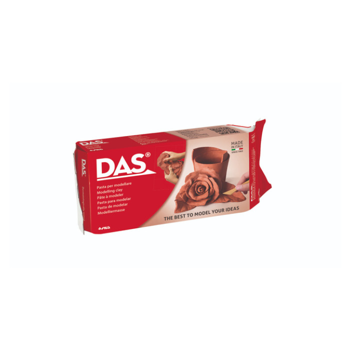 Klei DAS air hardening terracotta 500 gram