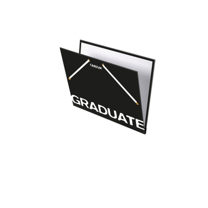 Tekenmap Canson Graduate 260x330mm zwart