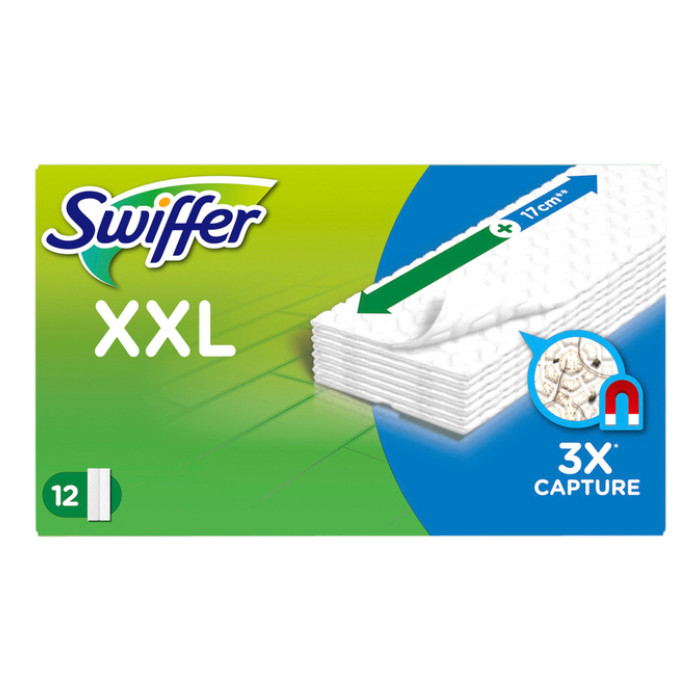 Swiffer navulling XXL droge doekjes 12 stuks