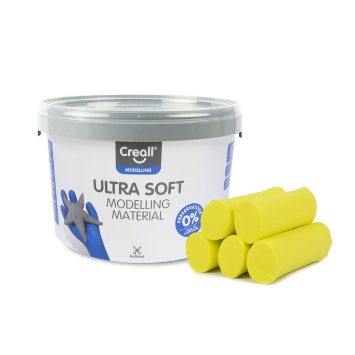 Klei Creall Play-it Ultra Soft helder geel 1100gr