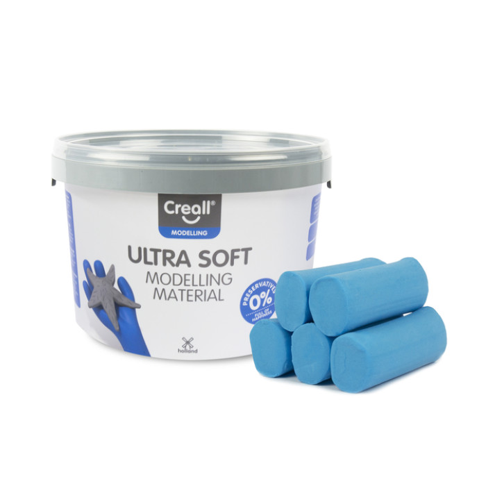 Klei Creall Play-it Ultra Soft helder blauw 1100gr
