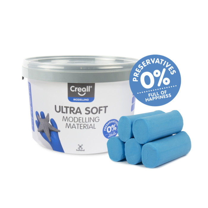 Klei Creall Play-it Ultra Soft helder blauw 1100gr