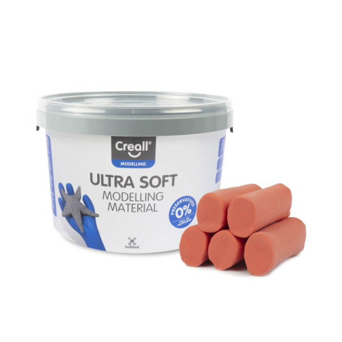 Klei Creall Play-it Ultra Soft helder rood 1100gr