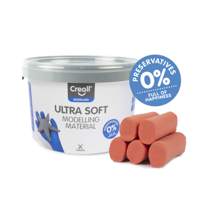 Klei Creall Play-it Ultra Soft helder rood 1100gr