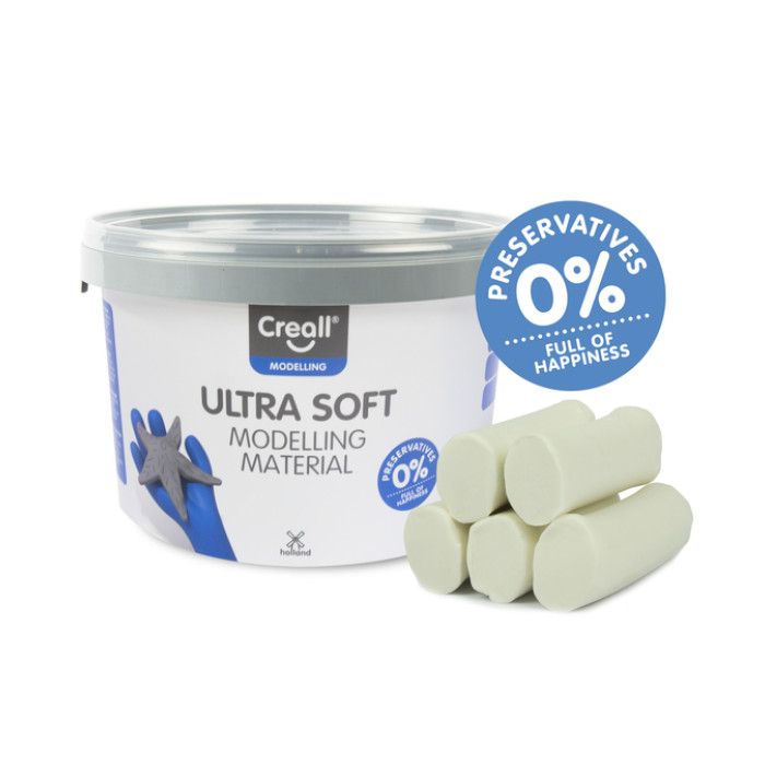 Klei Creall Play-it Ultra Soft helder wit 1100gr