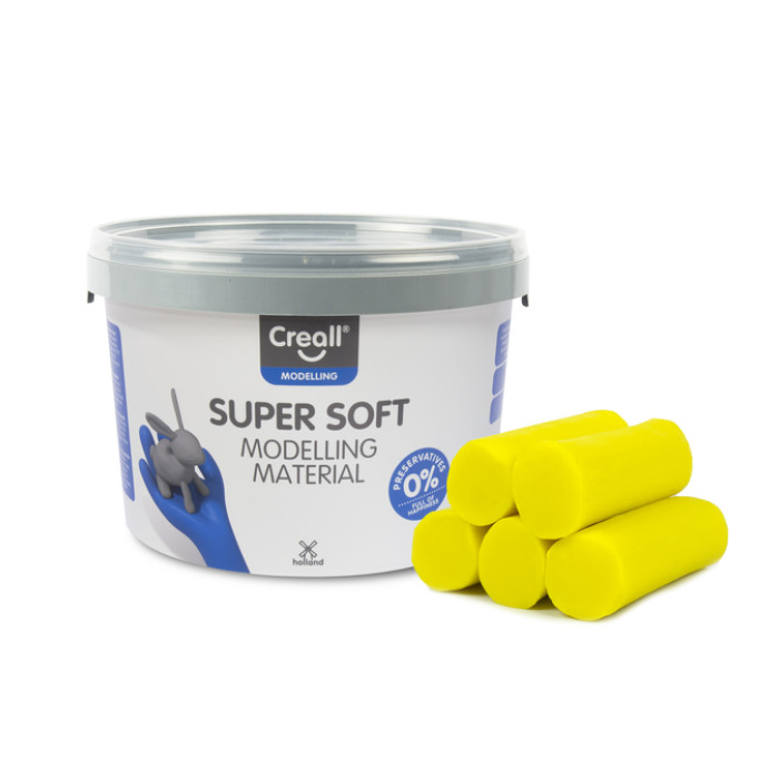 Klei Creall supersoft geel 1750gram