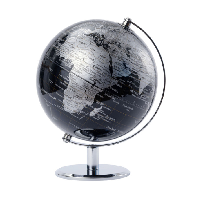 Globe Troika 20cm zwart-zilver
