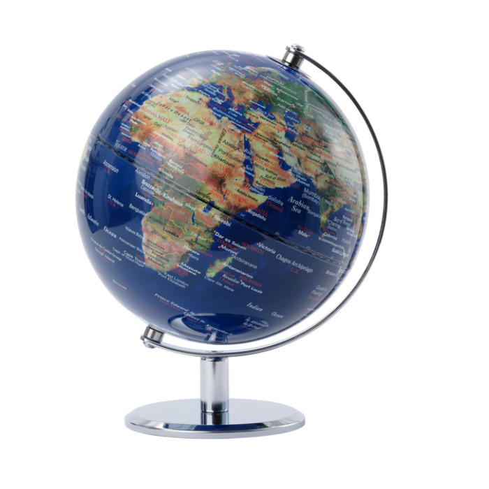 Globe Troika 20cm blauw-groen