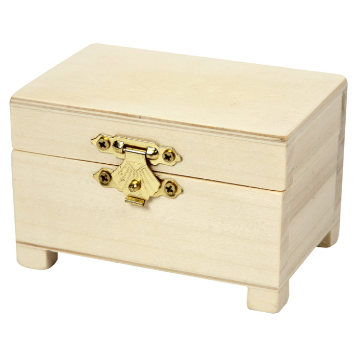 Schatkist Creativ Company 6x9x6cm hout