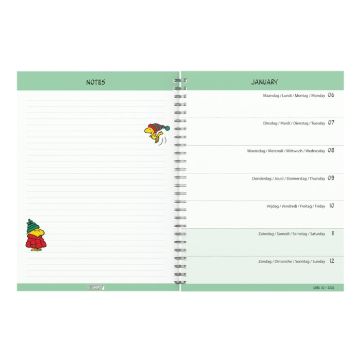 Agenda 2026 Lannoo bureau 170x230 Peanuts 7d/2p
