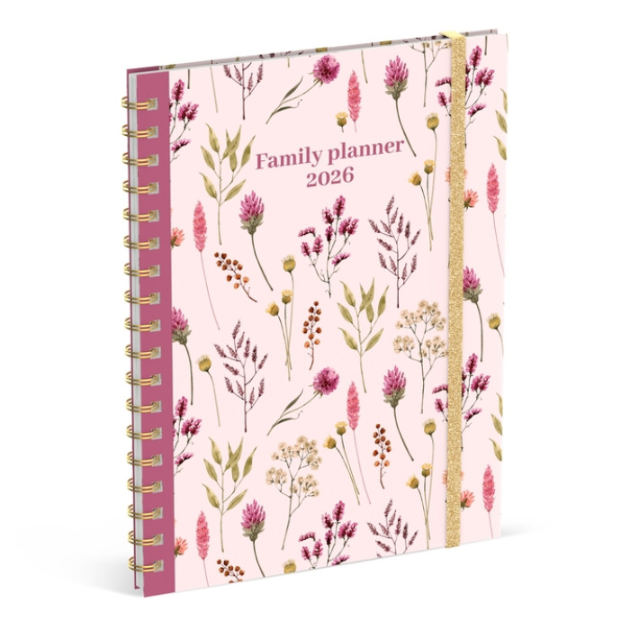 Famagenda 2026 Lannoo Flowers bouquet 7d/2p roze