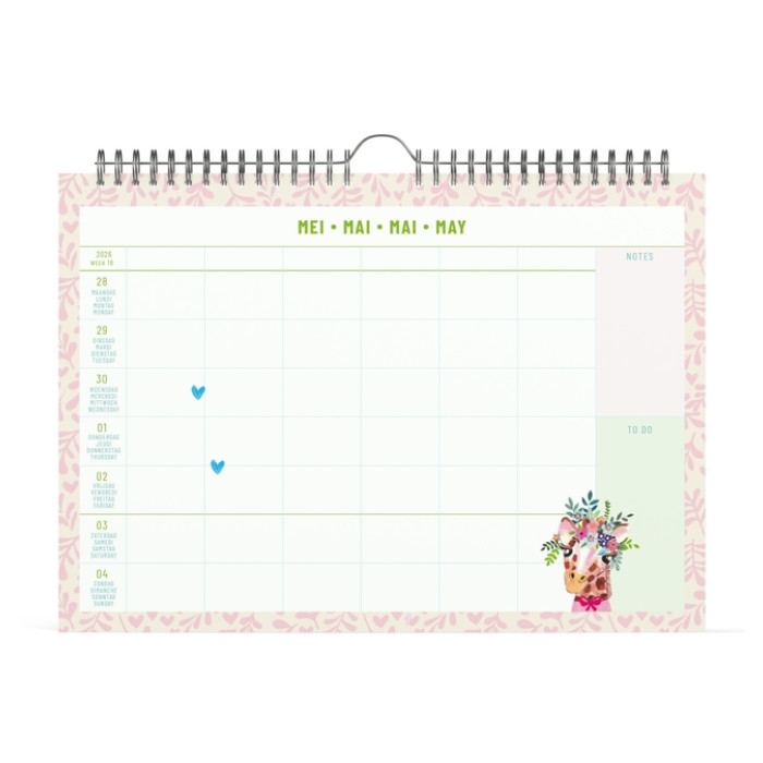 Familiekal 26 Lannoo  Paper Salad 7d/1p