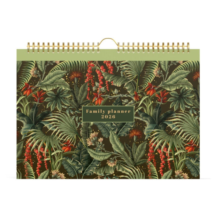 Familiekal 26 Lannoo Botanic 7d/1p wit groen