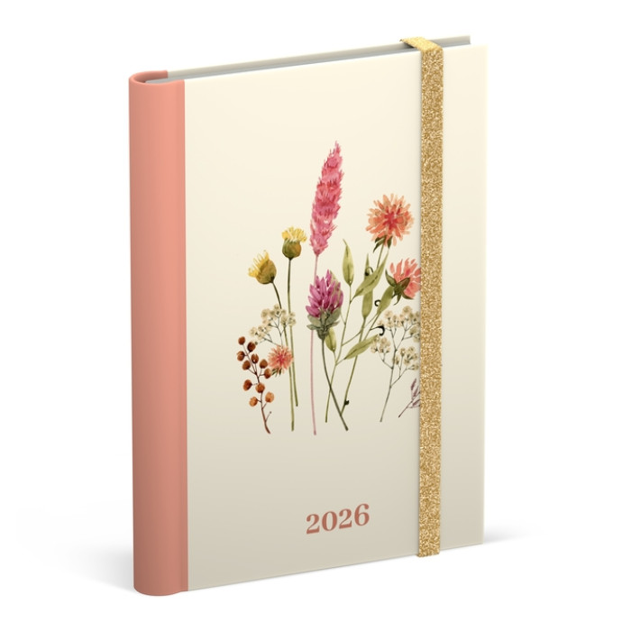 Agenda 2026 Lannoo Flowers bouquet 7d/2p wit