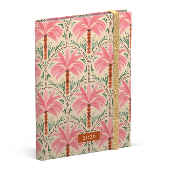 Agenda 2026 Lannoo 120x160 Exotic palms 7d/2p roze