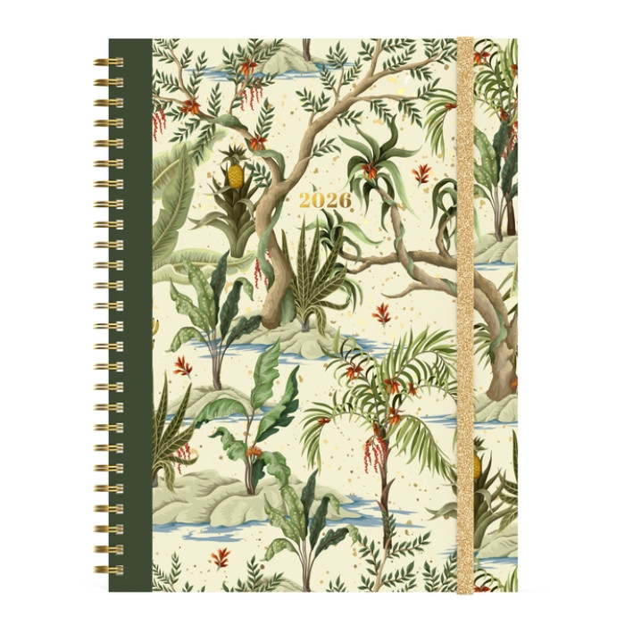 Agenda 2026 Lannoo bureau Botanic 7d/2p wit groen