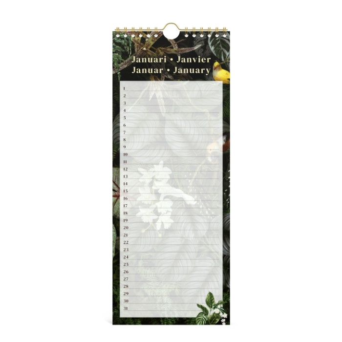 Verjaardagskalender Lannoo 130x325 Botanic