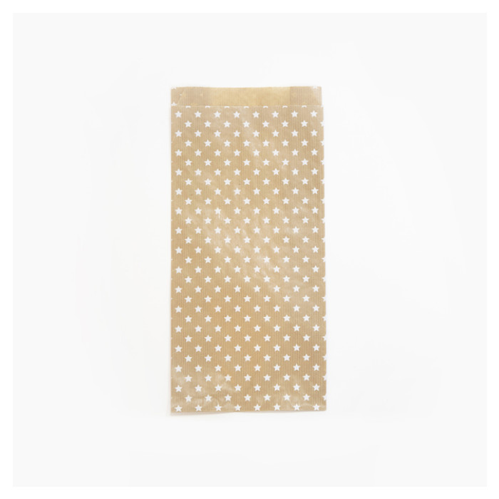 Cadeauzak Clairfontaine 16x30x5 kraft ster 50st