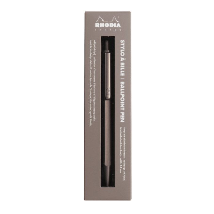 Balpen Rhodia scRipt M rozenhout