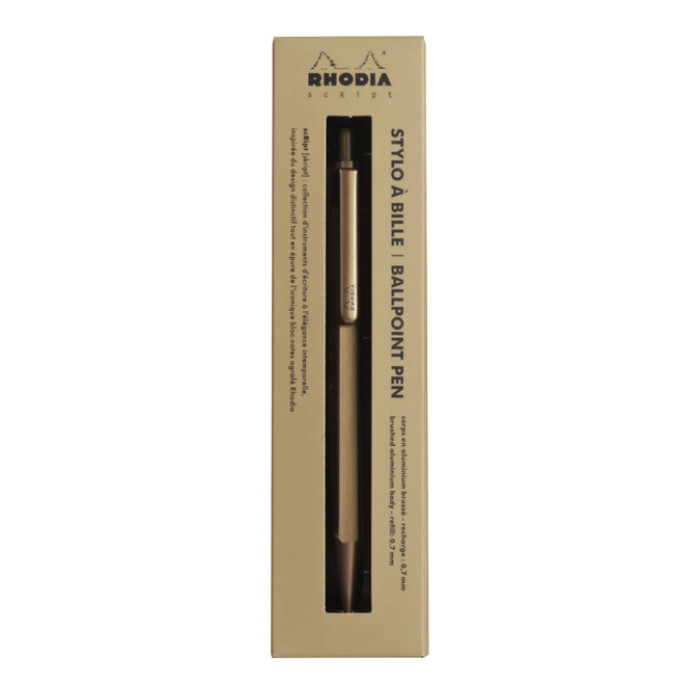 Balpen Rhodia scRipt M goud