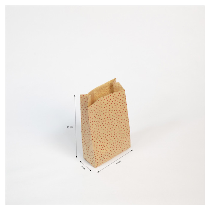 Cadeauzak Clairfontaine 12x24x4.5 kraft hart 50st