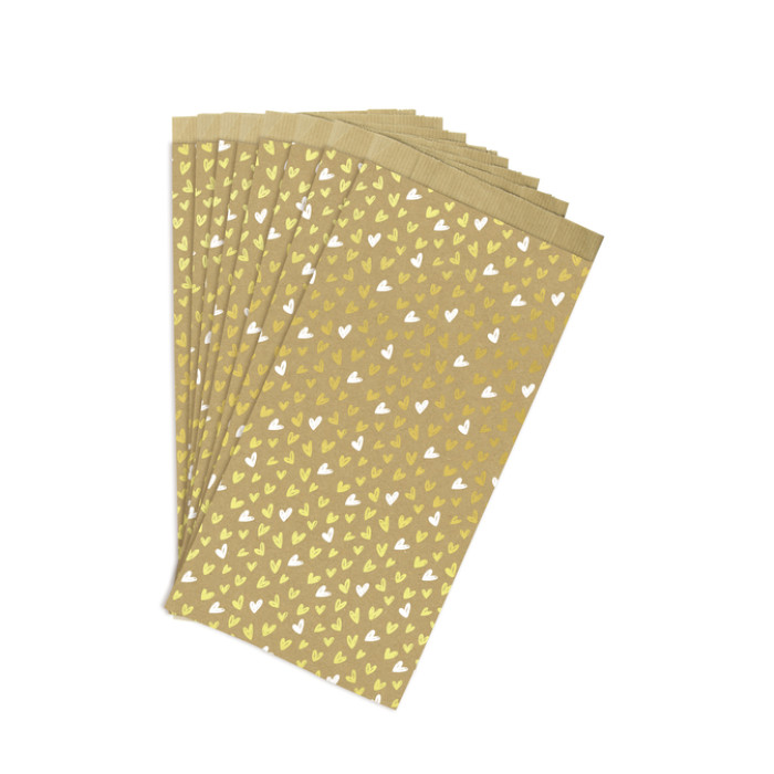 Cadeauzak Clairfontaine 16x30x5 kraft harten 50st