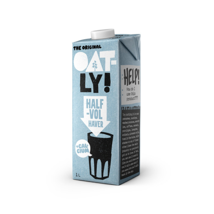 Haverdrank Oatly halfvol 1 liter