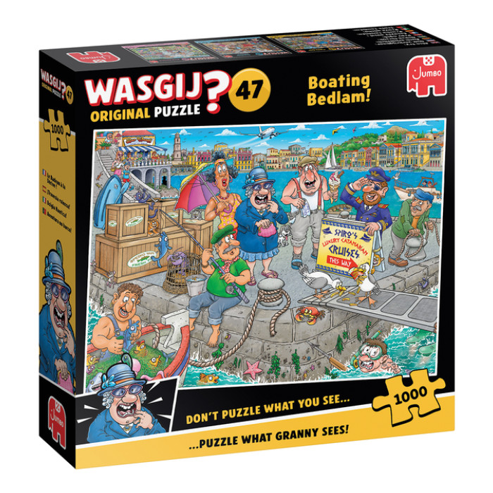 Puzzel Wasgij Original 47 De boot in! 1000st