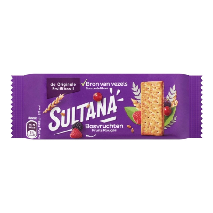 Fruitbiscuit Sultana bosvruchten 3 pack