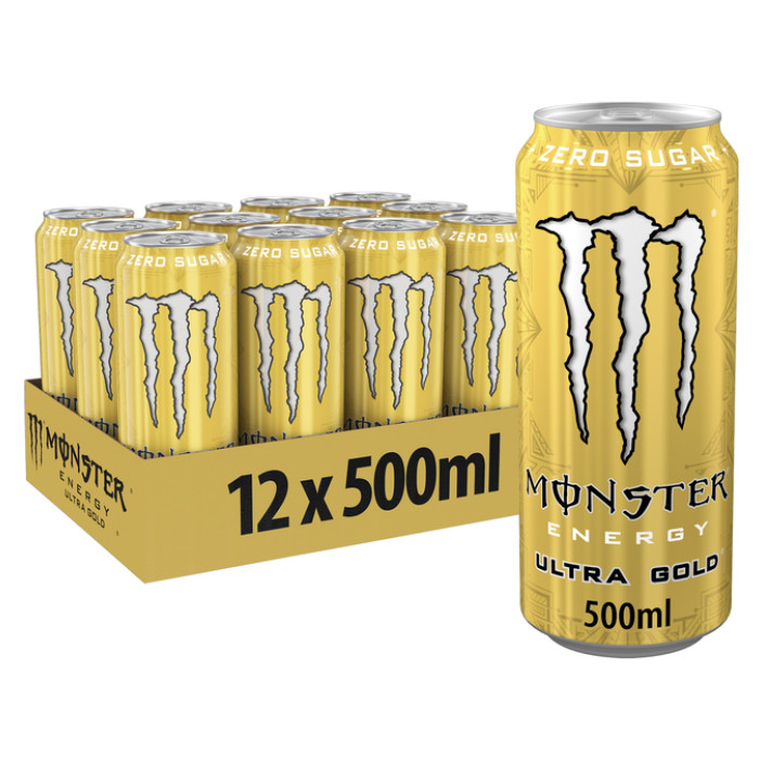 Energiedrank Monster ultra gold blik 500ml