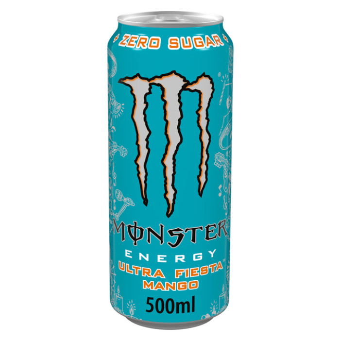 Energiedrank Monster ultra fiesta mango blik 500ml